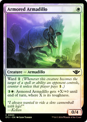 Armored Armadillo\nOutlaws of Thunder Junction\nSingle\nMagic The Gathering