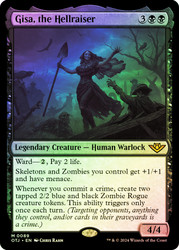 Gisa, the Hellraiser\nOutlaws of Thunder Junction\nSingle\nMagic The Gathering