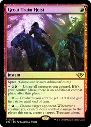 Great Train Heist\nOutlaws of Thunder Junction\nSingle\nMagic The Gathering