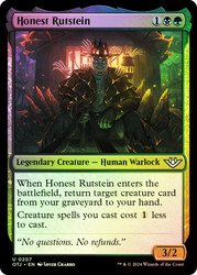 Honest Rutstein\nOutlaws of Thunder Junction\nSingle\nMagic The Gathering