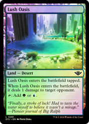 Lush Oasis\nOutlaws of Thunder Junction\nSingle\nMagic The Gathering