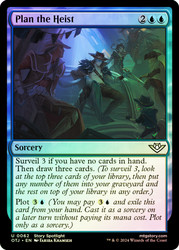 Plan the Heist\nOutlaws of Thunder Junction\nSingle\nMagic The Gathering