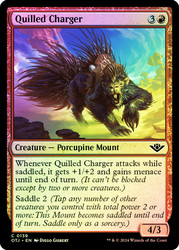 Quilled Charger\nOutlaws of Thunder Junction\nSingle\nMagic The Gathering
