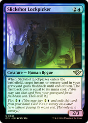 Slickshot Lockpicker\nOutlaws of Thunder Junction\nSingle\nMagic The Gathering