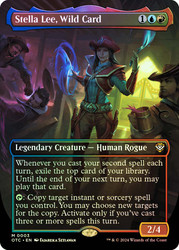 Stella Lee, Wild Card (Borderless)\nOutlaws of Thunder Junction Commander - Variants\nSingle\nMagic The Gathering