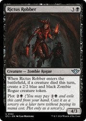 Rictus Robber\nOutlaws of Thunder Junction\nSingle\nMagic The Gathering