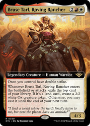 Bruse Tarl, Roving Rancher (Extended Art)\nOutlaws of Thunder Junction - Variants\nSingle\nMagic The Gathering