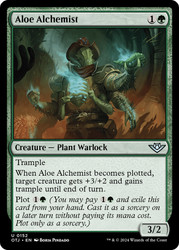 Aloe Alchemist\nOutlaws of Thunder Junction\nSingle\nMagic The Gathering