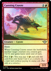 Cunning Coyote\nOutlaws of Thunder Junction\nSingle\nMagic The Gathering