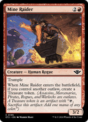 Mine Raider\nOutlaws of Thunder Junction\nSingle\nMagic The Gathering