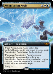 Assimilation Aegis (Extended Art)\nOutlaws of Thunder Junction - Variants\nSingle\nMagic The Gathering