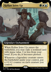 Kellan Joins Up (Extended Art)\nOutlaws of Thunder Junction - Variants\nSingle\nMagic The Gathering