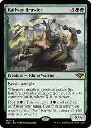 Railway Brawler\nOutlaws of Thunder Junction\nSingle\nMagic The Gathering