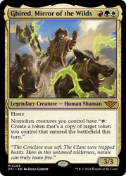 Ghired, Mirror of the Wilds\nOutlaws of Thunder Junction\nSingle\nMagic The Gathering
