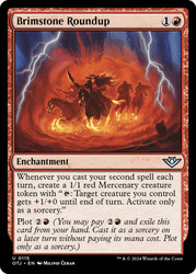 Brimstone Roundup\nOutlaws of Thunder Junction\nSingle\nMagic The Gathering