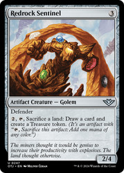 Redrock Sentinel\nOutlaws of Thunder Junction\nSingle\nMagic The Gathering