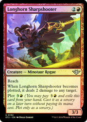 Longhorn Sharpshooter\nOutlaws of Thunder Junction\nSingle\nMagic The Gathering