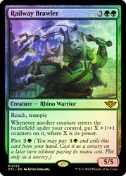 Railway Brawler\nOutlaws of Thunder Junction\nSingle\nMagic The Gathering