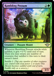 Rambling Possum\nOutlaws of Thunder Junction\nSingle\nMagic The Gathering