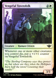 Vengeful Townsfolk\nOutlaws of Thunder Junction\nSingle\nMagic The Gathering