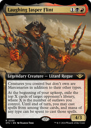 Laughing Jasper Flint (Extended Art)\nOutlaws of Thunder Junction - Variants\nSingle\nMagic The Gathering