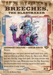Breeches, the Blastmaker (Showcase)\nOutlaws of Thunder Junction - Variants\nSingle\nMagic The Gathering