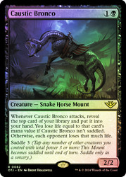 Caustic Bronco\nOutlaws of Thunder Junction\nSingle\nMagic The Gathering
