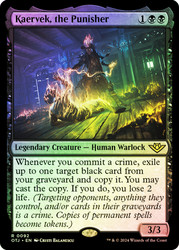 Kaervek, the Punisher\nOutlaws of Thunder Junction\nSingle\nMagic The Gathering