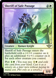 Sheriff of Safe Passage\nOutlaws of Thunder Junction\nSingle\nMagic The Gathering