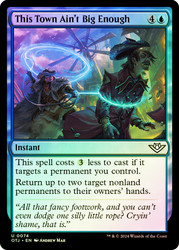 This Town Ain't Big Enough\nOutlaws of Thunder Junction\nSingle\nMagic The Gathering