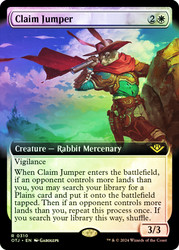 Claim Jumper (Extended Art)\nOutlaws of Thunder Junction - Variants\nSingle\nMagic The Gathering
