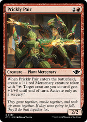 Prickly Pair\nOutlaws of Thunder Junction\nSingle\nMagic The Gathering