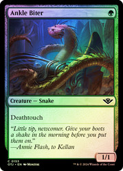 Ankle Biter\nOutlaws of Thunder Junction\nSingle\nMagic The Gathering