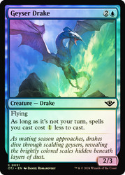 Geyser Drake\nOutlaws of Thunder Junction\nSingle\nMagic The Gathering