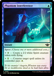 Phantom Interference\nOutlaws of Thunder Junction\nSingle\nMagic The Gathering