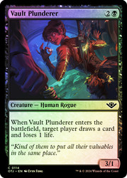 Vault Plunderer\nOutlaws of Thunder Junction\nSingle\nMagic The Gathering