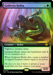 Goldvein Hydra (Extended Art)\nOutlaws of Thunder Junction - Variants\nSingle\nMagic The Gathering