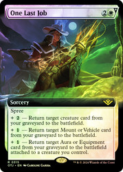 One Last Job (Extended Art)\nOutlaws of Thunder Junction - Variants\nSingle\nMagic The Gathering