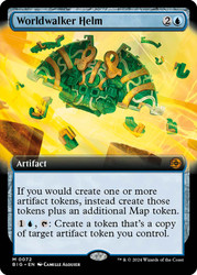 Worldwalker Helm (#072) (Extended Art)\nThe Big Score - Variants\nSingle\nMagic The Gathering