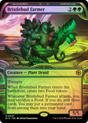 Bristlebud Farmer (#047) (Showcase)\nThe Big Score - Variants\nSingle\nMagic The Gathering