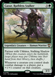 Cazur, Ruthless Stalker\nOutlaws of Thunder Junction Commander\nSingle\nMagic The Gathering