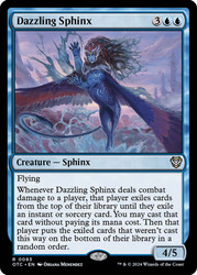Dazzling Sphinx\nOutlaws of Thunder Junction Commander\nSingle\nMagic The Gathering