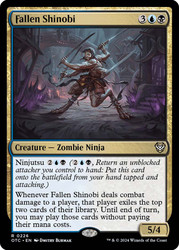 Fallen Shinobi\nOutlaws of Thunder Junction Commander\nSingle\nMagic The Gathering