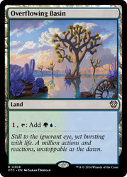 Overflowing Basin\nOutlaws of Thunder Junction Commander\nSingle\nMagic The Gathering
