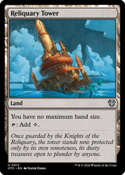 Reliquary Tower\nOutlaws of Thunder Junction Commander\nSingle\nMagic The Gathering
