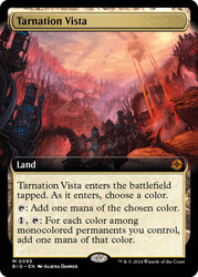 Tarnation Vista (#095) (Extended Art)\nThe Big Score - Variants\nSingle\nMagic The Gathering