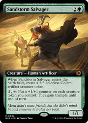 Sandstorm Salvager (#084) (Extended Art)\nThe Big Score - Variants\nSingle\nMagic The Gathering