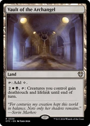 Vault of the Archangel\nOutlaws of Thunder Junction Commander\nSingle\nMagic The Gathering