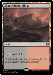 Shadowblood Ridge\nOutlaws of Thunder Junction Commander\nSingle\nMagic The Gathering