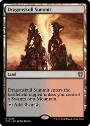 Dragonskull Summit\nOutlaws of Thunder Junction Commander\nSingle\nMagic The Gathering